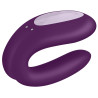 Satisfyer Stimulateur connecté Double Joy Satisfyer Mauve